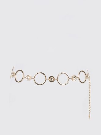 Twinset Cintura Twinset in maglia di ottone con strass incastonati