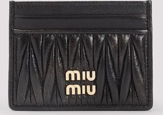 Miu Miu Lamb Leather Credit Card Case