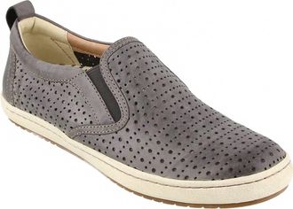 Taos Womens Court Slip-On Sneaker In Steel