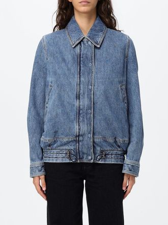 Loewe Giacca corta in denim di cotone modello a camicia