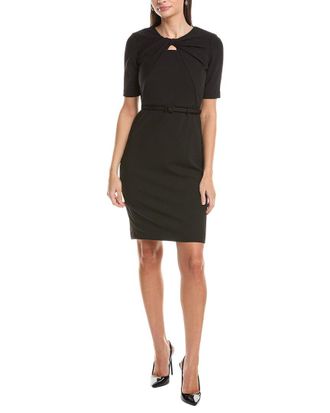 Anne Klein Twist Front Sheath Dress