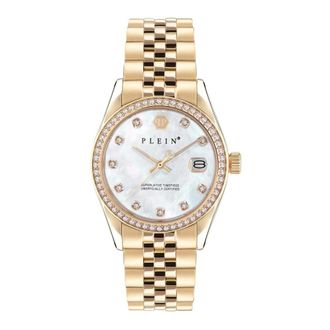 Philipp Plein Date Superlative - Dames - Horloges - Geel - ONE Size - Accessoires