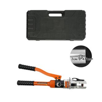 OEM Herramienta De Crimpado Hidr&aacute;ulica, 7 Mordazas Intercambiables, Tama&ntilde;o M&aacute;ximo 28 Mm, Color Naranja