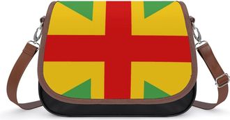 Generic Jamaican England Flag Fashion Womens Crossbody Bags Novelty Handbag Shoulder Bag Purse