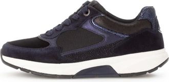 Gabor Schoenen, Dames, Zwart, 39 EU, Leer, Rollingsoft Sneaker