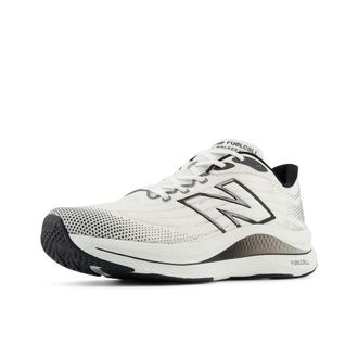 New Balance Mens FuelCell Walker Elite V1 Walking Shoe, White/Black/Castlerock, 8.5 Wide