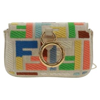 Fendi Pre-owned Mini Bag - Dames - Pre-owned - Veelkleurig - Maat: ONE Size Leer