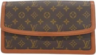 Louis Vuitton Pre-owned Clutches, female, Brown, Size: ONE SIZE Pre-owned Clutch Bag