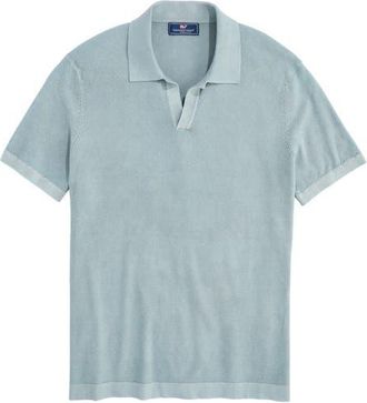 Vineyard Vines Surf Cotton Sweater Polo in Ultimate Gray at Nordstrom, Size Xx-Large