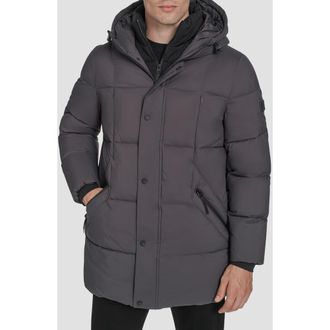 Andrew Marc The Millstream Parka in Charcoal at Nordstrom Rack, Size Large