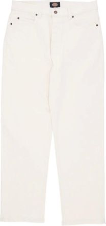 Dickies Ecru Denim Mens Jeans - male - Dickies - Straight Fit Jeans - Beige - W36 L32 - Jeans