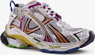Balenciaga Womens Sneakers Low-Top Mesh Multicolour Mesh-Rubber Trainers Mesh/rubber