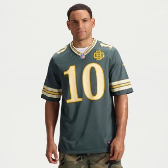 Nike Jordan Love Green Bay Packers Rivalries Collection Nike Mens NFL Game Jersey in Green | 67NM0JFI7TF-L8Z