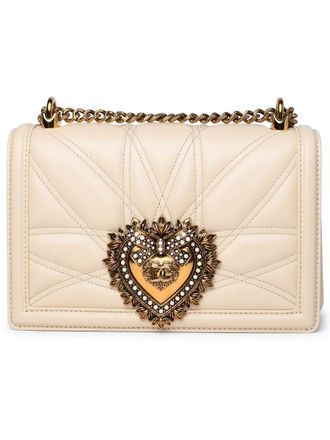 Dolce & Gabbana Cream Leather Bag
