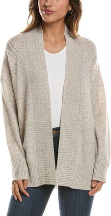 Fort&eacute; Cashmere Textured 100% Cashmere Duster Cardigan