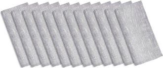 Solino Home Linen Cocktail Napkins Set of 12, 6 x 6 Inch for Dining Table, Holiday and Everyday Table Decor - Athena in Oyster Grey at Nordstrom