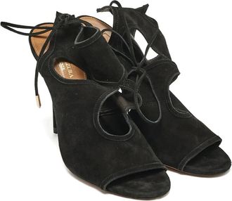 Aquazzura Sandali con dettaglio cut-out - Nero