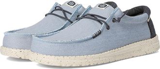 Hey Dude Wally Coastline Jute Mens Shoes Light Blue : 10 M, Jute/Rubber