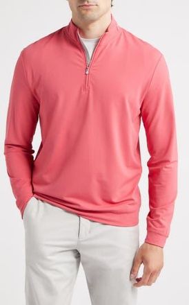 Johnnie-O Motion Performance Quarter Zip Pullover in Lobster at Nordstrom Rack, Size Xx-Large