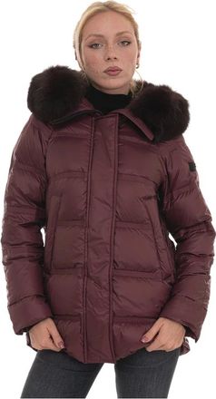 Peuterey Takan MQN 04 Chaqueta con Pelo - Jackets - Mujer - Rojo - XS