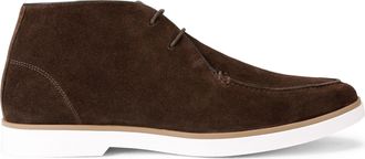 Kurt Geiger Mens Suede Richie Boots - Brown - Size UK 11