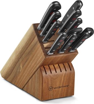 Wüsthof Classic Classic 6 Piece Knife Block Set, Acacia