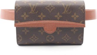 Louis Vuitton Brown Monogram Coated Canvas Leather Fanny Pack Sling Bag (Pre-Owned)