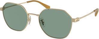 Coach HC7155 CL915 900582 Mens Sunglasses Gold Size 54