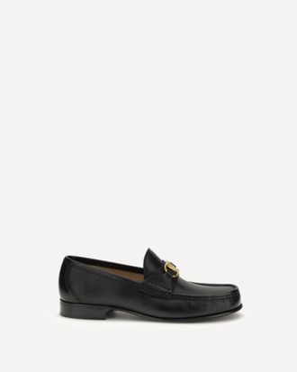 Valentino Garavani Mocassini Vlogo Signature in bufalo Man 43.5