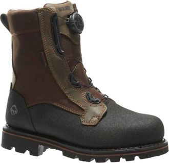 Wolverine Mens Drilbit Boa Steel Toe Boots In Real Brown