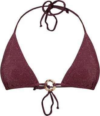 Bond-Eye Bikinis, female, Red, Size: ONE SIZE Ring Ingrid Triangle Bikini Top
