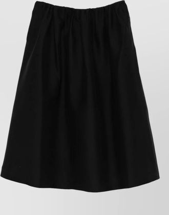 Toteme wool a-line midi skirt