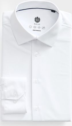 H&ouml;rst Mens Solid ultra-stretch shirt Slim fit