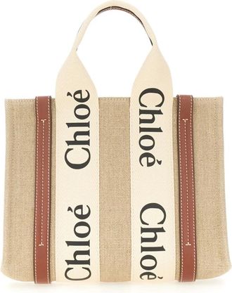 Chlo&eacute; Borsa tote Woody piccola - - Bags - Donna - Beige - ONE SIZE
