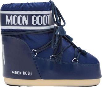 Moon Boot Schoenen, Dames, Blauw, 39 EU, Nylon, Icon Low Nylon