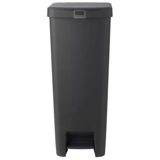 Brabantia poubelle &agrave; p&eacute;dale 40 l dark grey - step up - brabantia