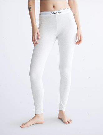 Calvin Klein Calvin Klein Womens Icon Cotton Modal Lounge Leggings - Grey - XS