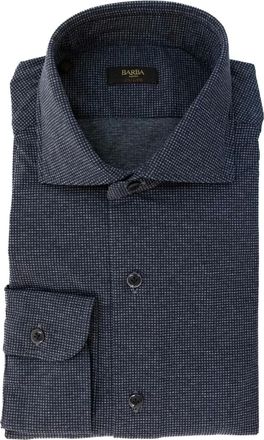 Barba Camicia a pois - Blu