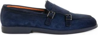 Santoni Heren, Schoenen, Blauw, Maat: 44 1/2 EU