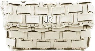 John Richmond Tassen, Dames, Wit, ONE Size, Woven Clutch