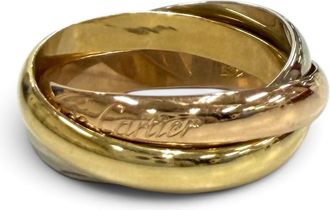 Cartier Pink Gold White Gold Yellow Gold Yellow Gold (18K) Pink Gold (18K) White Gold (18K) Band Ring (Pre-Owned)