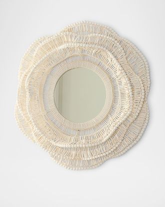 Neiman Marcus Layered Beaded Mirror