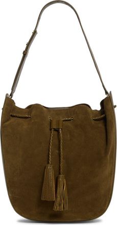 Rebecca Minkoff Lulu Suede Crossbody Bag in Jungle at Nordstrom Rack