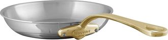 Bloomingdale's MCook B 5-Ply Stainless Steel Frying Pan With Brass Handle, 10.2-in