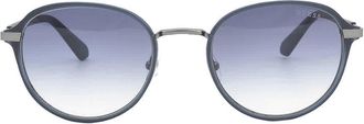 Guess Blue Gradient Oval Mens Sunglasses GU00031 91W 53