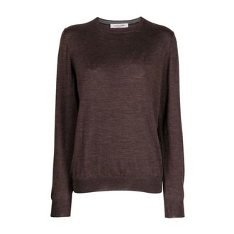 La Fileria Jersey de Lana Virgen - Knitwear - Hombre - Marr&oacute;n - 2XL