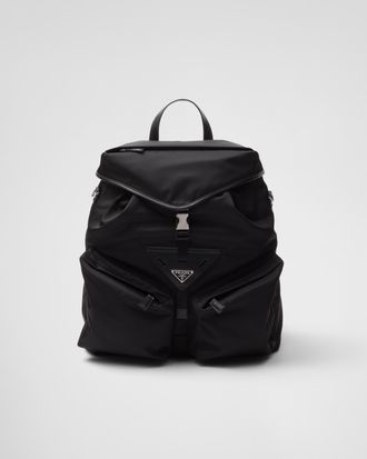 Prada Re-Nylon and leather backpack