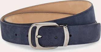 Ferragamo Men Adjustable belt Blue