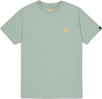 Alpha Industries T-Shirt ALPHA INDUSTRIES Backprint T-Shirt, Herren, Gr. XXL, frost gr&uuml;n, Obermaterial: 100% Baumwolle, Shirts T-Shirt