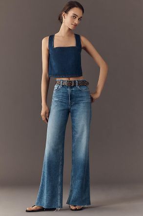 Paige Anessa High-Rise Wide-Leg Jeans